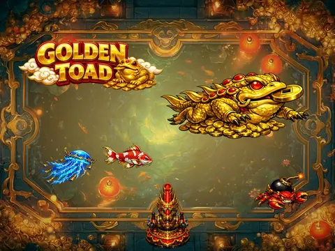 金蟾捕魚